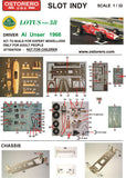 Lotus Type 38 Kit Pre-painted - Al Unser 1966 - OUT OF PRODUCTION