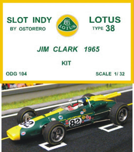 Lotus Type 38 Kit Unpainted - Jim Clark 1965 - OUT of PRODUCTION