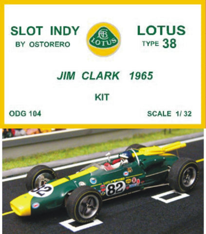 Lotus Type 38 Kit Unpainted - Jim Clark 1965 - OUT of PRODUCTION