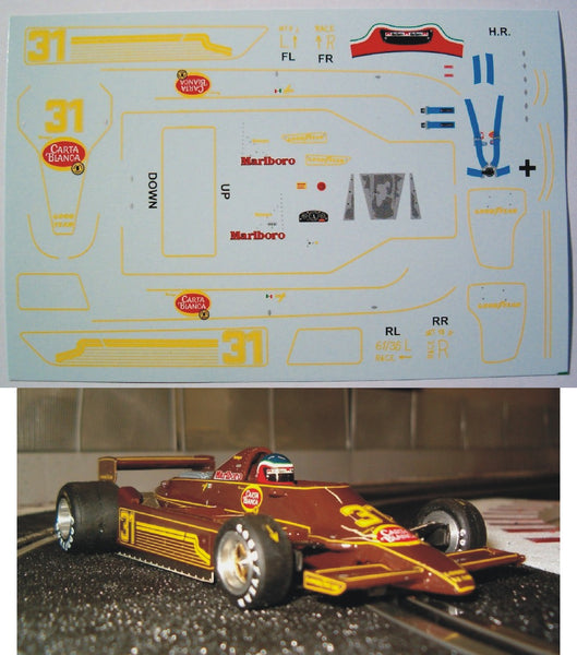 Decal Lotus 79 - Hector Rebaque