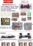 Maserati 8CTF Kit Pre-painted - Wilbur Shaw # 2 Boyle Spl. 1939 - OUT OF PRODUCTION