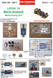 Lotus 79 Martini Racing - Mario Andretti- Kit Unpainted - OUT OF PRODUCTION