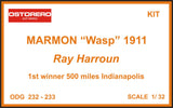 Marmon "Wasp" orange livery - Ray Harroun - Kit Unpainted - OUT OF PRODUCTION