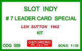 Watson - Leader Card SPL. - Len Sutton Kit Unpainted - OUT OF PRODUCTION
