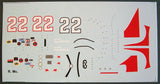 Decal Watson Roadster # 22 - Roger McCluskey