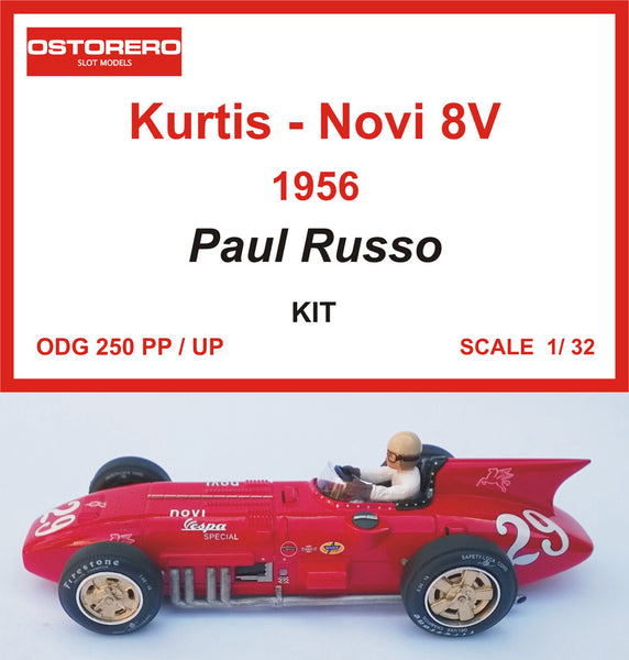 Novi 8V - # 29 Vespa Spl -  Paul Russo - 1956 - Kit pre-painted - OUT OF PRODUCTION