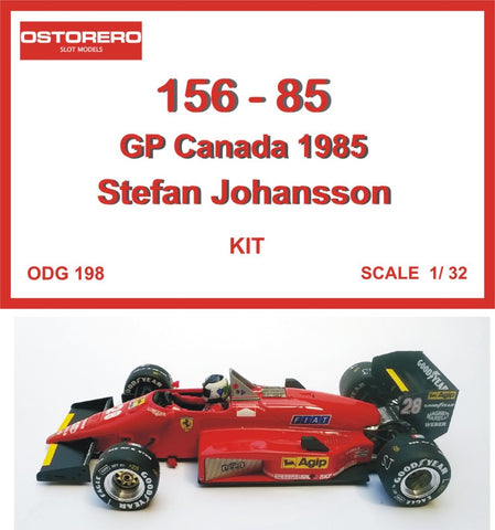 156 - 85 S. Johansson Kit Unpainted - OUT OF PRODUCTION