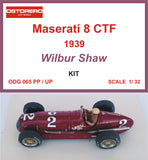 Maserati 8CTF Kit Pre-painted - Wilbur Shaw # 2 Boyle Spl. 1939 - OUT OF PRODUCTION