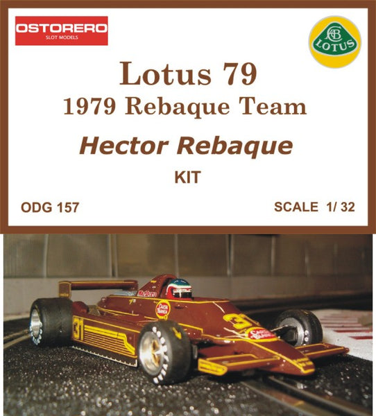 Lotus 79 Carta Blanca - Kit Pre-Painted - OUT OF PRODUCTION